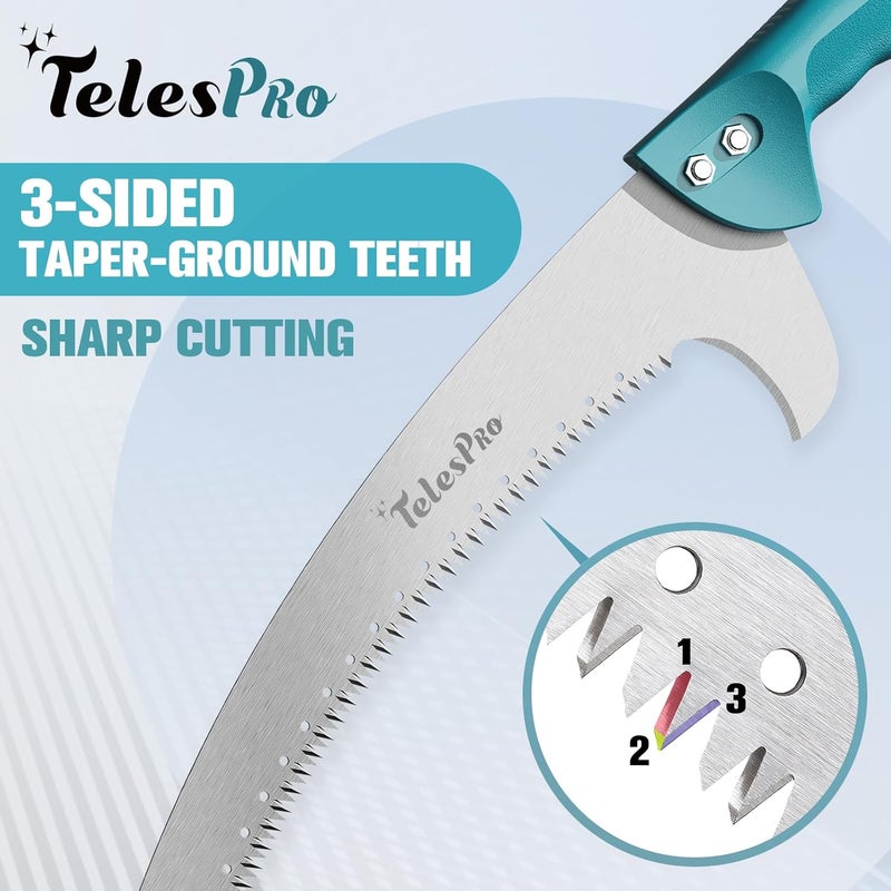 TelesPro Multi-Purpose Handheld Pruning Saw - 16-Inch Blade, Compatible with Standard US Acme Thread Poles (Pole Sold Separately), Ideal for Tree Trimming - Image 5